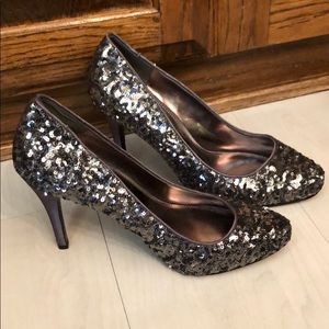 The Touch of Nina High Heel Sequined 4” Heel